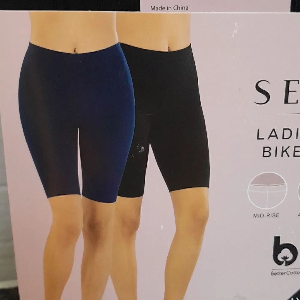 Serra Ladies 2 Pack of Bike Shorts...Size S... New